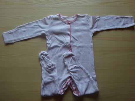 Bavlněný overal s puntíkem, vel. 74, f&f,74