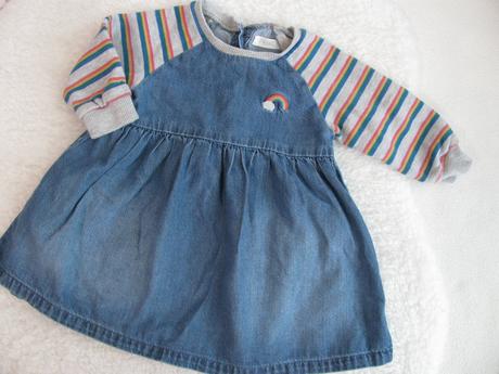 Dívčí šaty s tenké letní džínoviny next, next,74