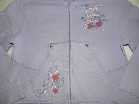 Dívčí fialová mikina zn. george vel.128/134, george,128