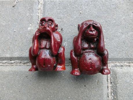 Figurka miniatura postavička opice opička 2 ks,