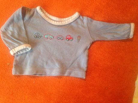 Klučičí halenka autíčka, semafor vel. 50 - 56, mothercare,50