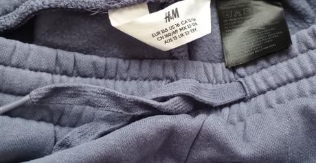 Široké bavlněné tepláky h&m vel.152/158, h&m,152
