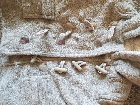 Teplý fleesový kabátek značky george, vel. 9-12 mě, george,74