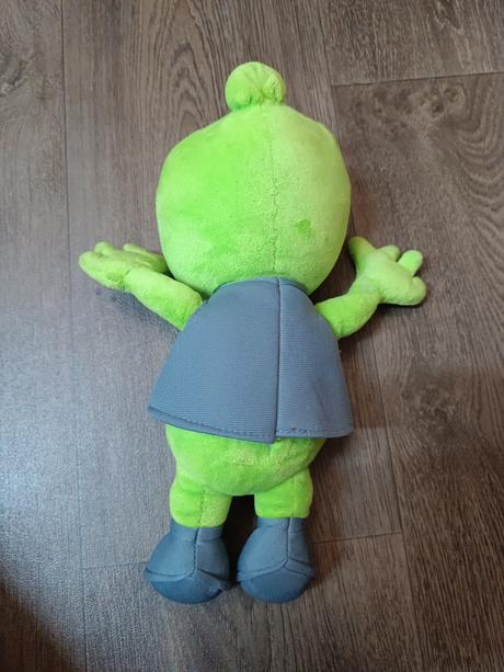 Mluvící plyšový mimozemšťan alzák, vel. 30 cm, cz, 