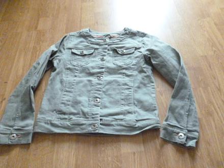 Elastická riflová bunda 10-11, 140