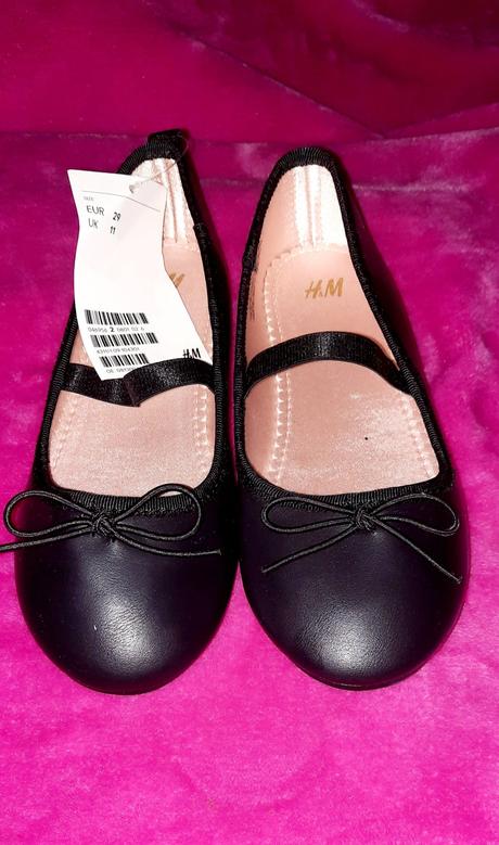 Koženkové balerínky, h&m,29