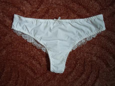 Bílé krajkové kalhotky 2 kusy, lemila,l
