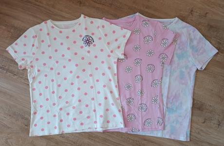 3x tričko krátký rukáv vel. 158, f&f,158