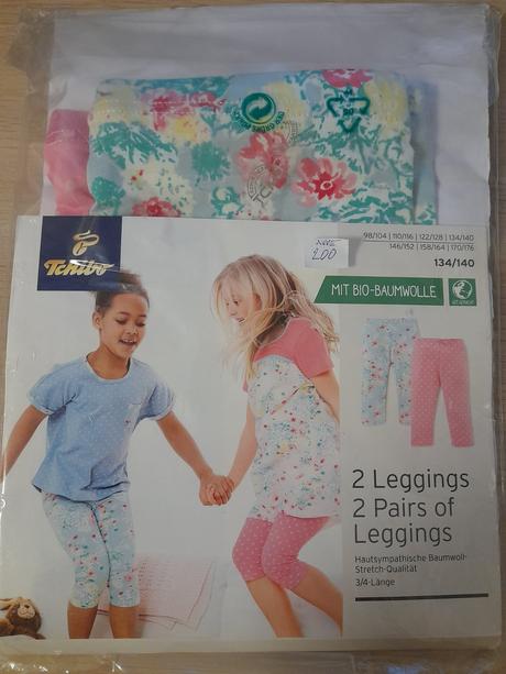 2x leginy tcm, vel 134/140, tcm,134