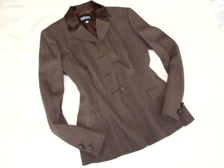 Tmavohnedé vlna, versace,l