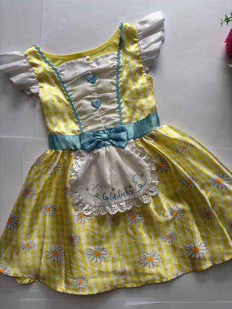 Ob/ kostým šaty zlatovláska - v.3/4 roky, 