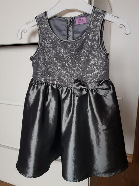 Luxusní dětské sváteční šaty s flitry f&f 2-3,5rok, f&f,92