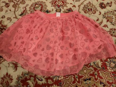 Srdíčková blýskavá tylová sukně, kiki&koko,122