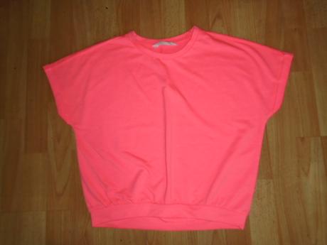 Tričko neon 10-12 l 146/152 oversize, h&m,146 / 152