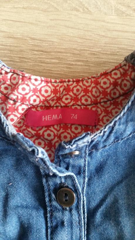 Džínové šatičky, hema,74