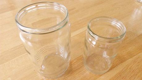 Obyčejné zavařovací sklenice 370 a 700 ml, 