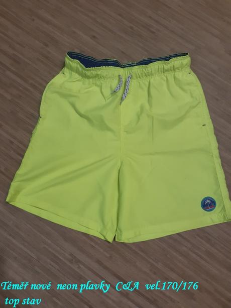 Plavky neon vel.170-176, c&a,170