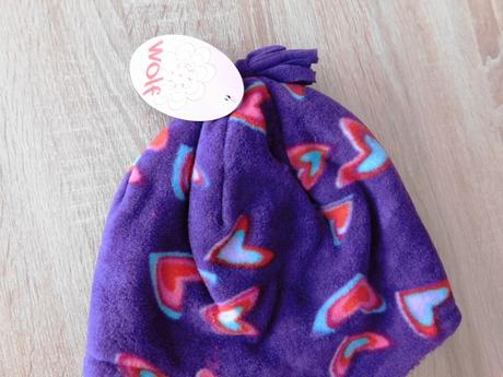 Dívčí zimní čepice, wolf,128