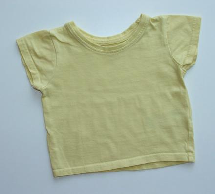 J831 žluté tričko vel. 68, denim co,68