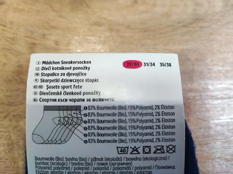 Dívčí nízké ponožky, 28