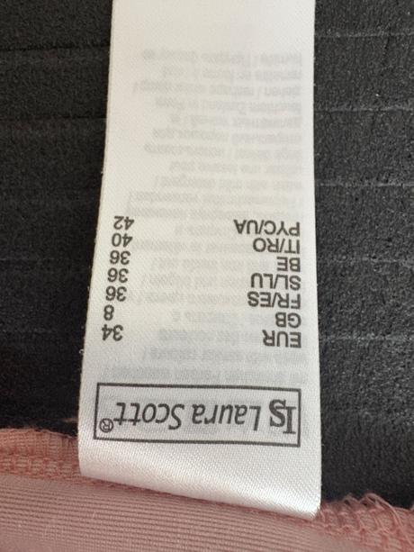 Růžové tričko laura scott 34, 34