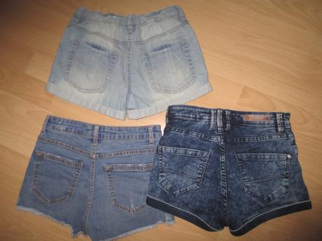 3 ks riflových kraťas vel. 134-150, next,146