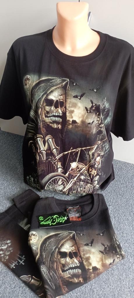 Tričko zn."rock chang" svítí ve tmě vel."s+l", 