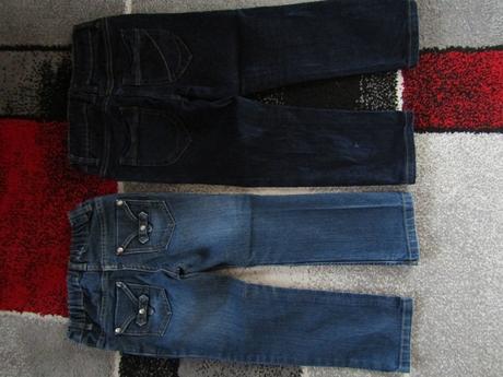 Kalhoty,džíny pro holku vel.104 zn.c & a+s.oliver, c&a,104