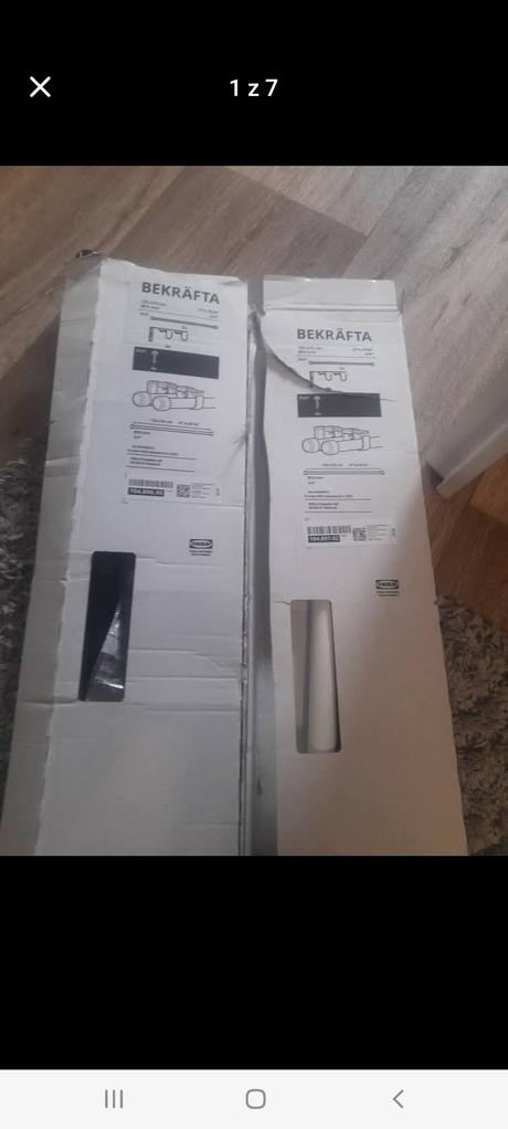 Bekrafta garnyže ikea bílá a černá,