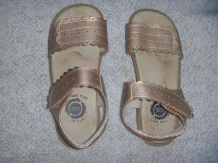 Barefoot zlaté sandálky tipsie toes vel. 33, tipsietoes,33