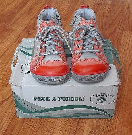 Nové celoroční kožené boty sante v.22, santé,22