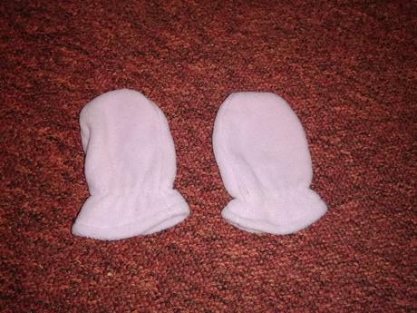 Fialové rukavice pro miminka, cherokee,68