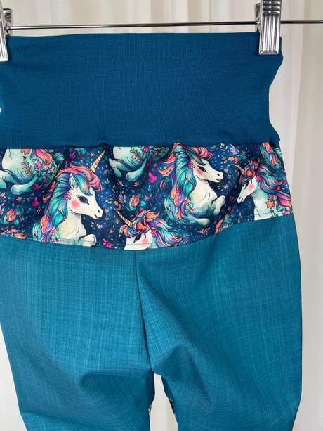 Softshellové kalhoty jednorožci 98/104, 98 / 104