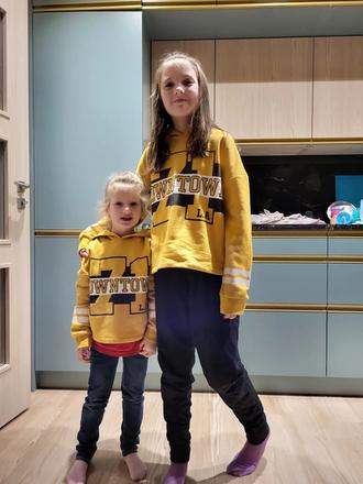 Mikina s nápisem, f&f,164