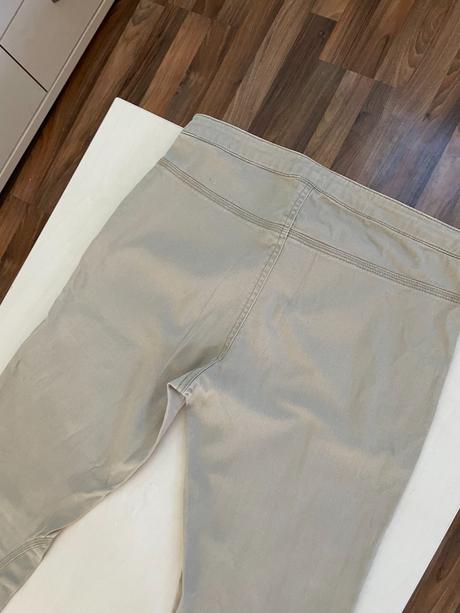 Béžové kalhoty, vel s, hm, h&m,s