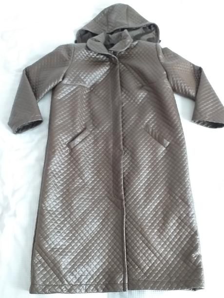 Nový hnědý kabát od švadleny vel. 48/50, 46 / 48