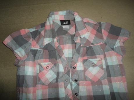 V top stavu košilová tunika hm, vel. 6-8 let, h&m,122