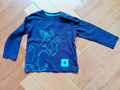 Triko dlouhý rukáv 86 lupilu mickey mouse, lupilu,86