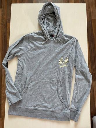 Šedá mikina fcuk, vel m, french connection, m