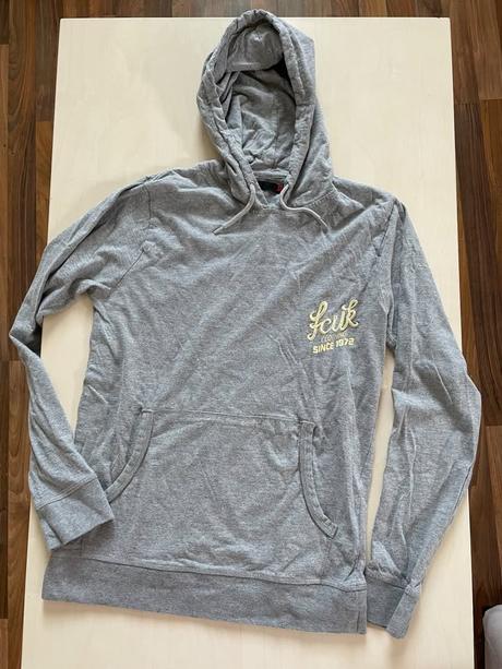 Šedá mikina fcuk, vel m, french connection, m