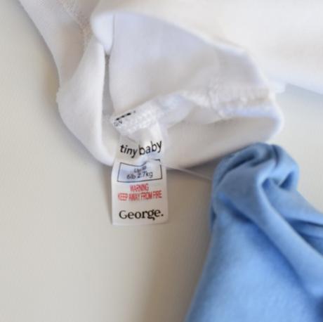 Body vel. tiny baby, george,50