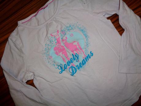 Fialkové tričko se srdíčkem 122/128, pepperts,122