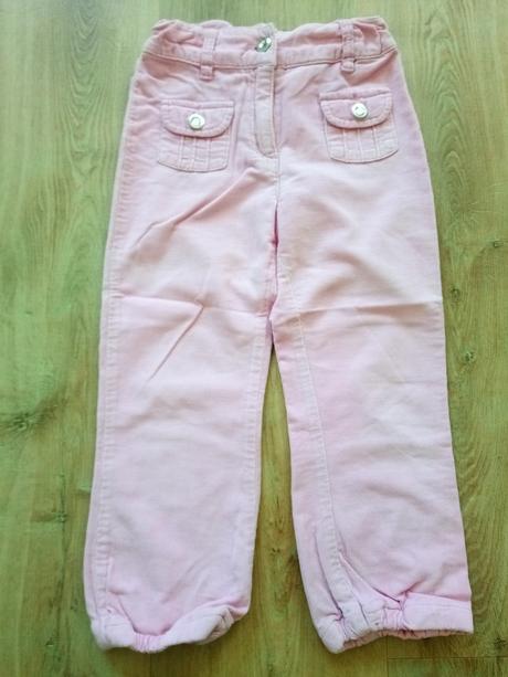 2 x manžestrové kalhoty, vel 110/116, caa, ga, c&a,110