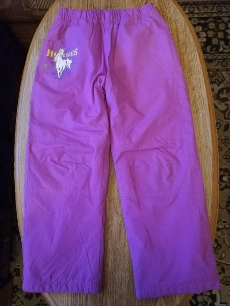 Kalhoty oteplené dívčí. vel. 128., 128