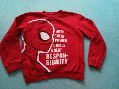 Mikina spiderman, sinsay,128