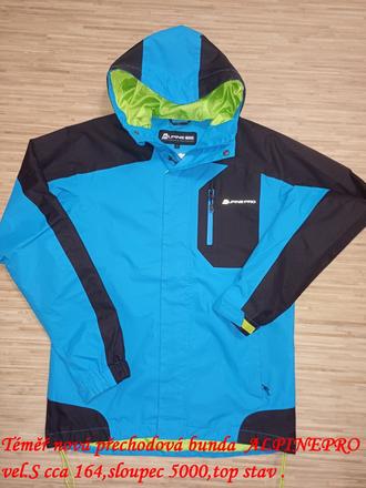 Přechodová bunda alpinepro vel.s cca 164, alpine pro,164