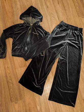 Lesklá třpytivá tepláková souprava h&m, h&m,152