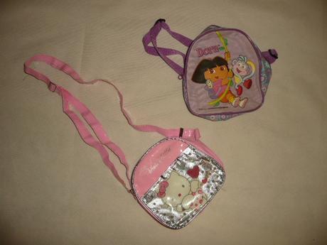 Kabelka 2x dětská dívčí dora kitty, 