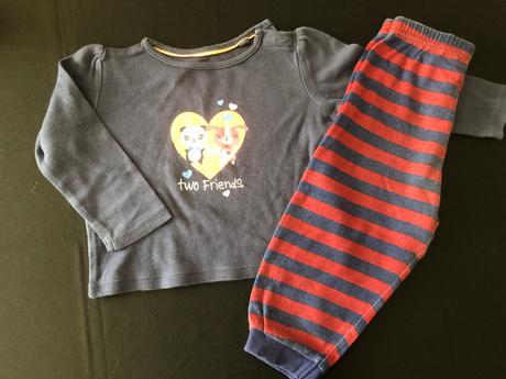 Vel. 80 pyžamový komplet se zvířátky, 80