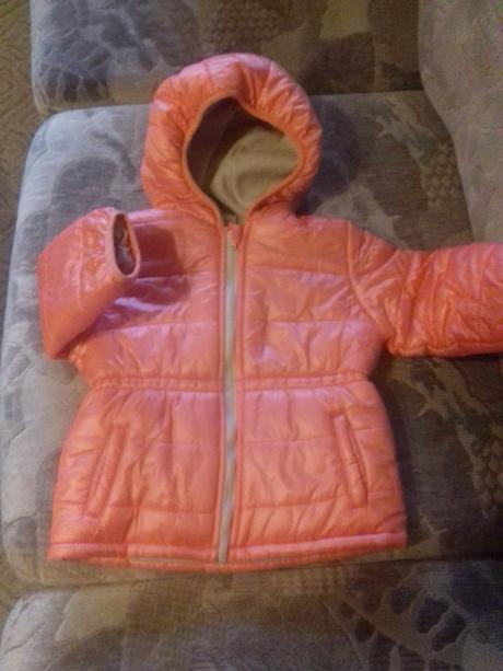 Prodám zimní bundu 9-12měsíců, kik,74